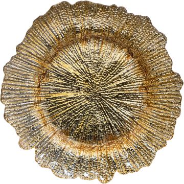 Image of Golden Starburst Charger 14"